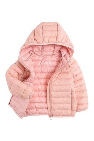 Doudoune à capuche Rose