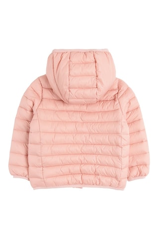 Doudoune à capuche Rose