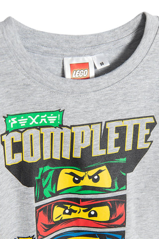 Pijama Ninjago Cinzento e azul-cobalto