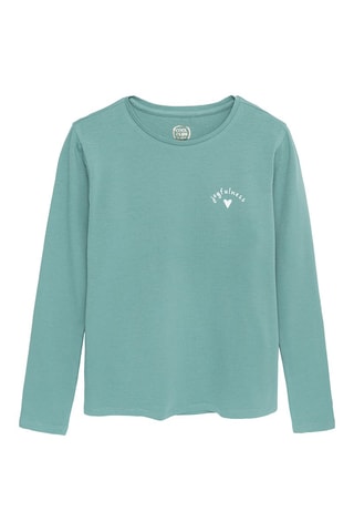 2 t-shirts Vert d’eau et bleu marine