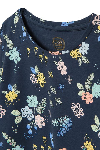 2 t-shirts Vert d’eau et bleu marine
