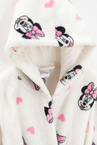 Peignoir à capuche Minnie Disney - Blanc