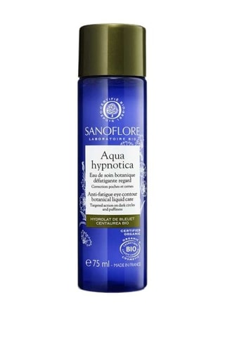 Agua de tratamiento botánica anticansancio ecológica y vegana Aqua Hypnotica - Contorno de ojos sensibles - 75 ml