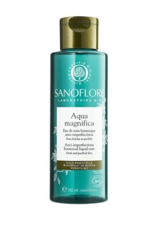 Agua de tratamiento antiimperfecciones vegana ecológica Aqua Magnifica - Pieles normales, mixtas a grasas - 100 ml