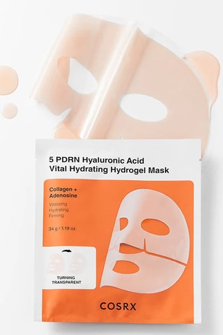 3 mascarillas de hidrogel hidratantes 5 PDRN ácido hialurónico - Para piel seca, deshidratada o cansada - 3 x 34 g