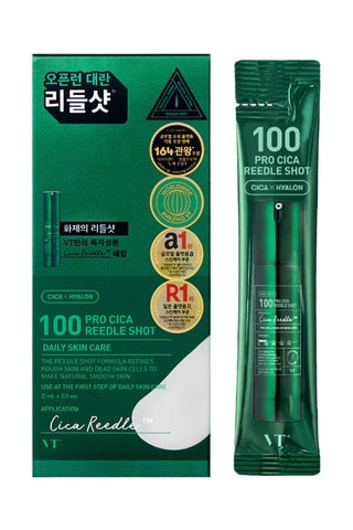 10 sérums reparadores Pro Cica Reedle Shot 100 - Todo tipo de piel, incluida la piel con tendencia acneica o dañada - 10 x 2 ml