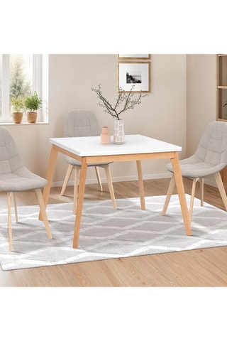 Mesa de comedor extensible - 80/160 x 72,5 x 80 cm