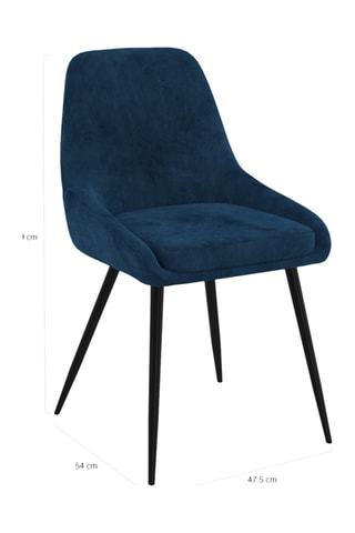 4 sillas Olivia - 47,5 x 79 x 54 cm