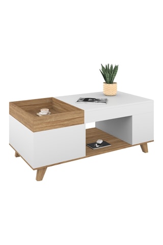 Mesa de centro elevable Elina - 110 x 55 x 45 cm