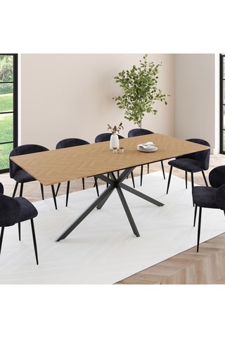 Mesa de comedor extensible Spider - 160-200 x 75 x 90 cm