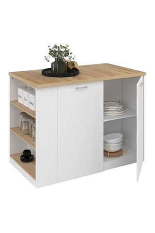 Isla central de cocina Dario - 120 x 70 x 90 cm