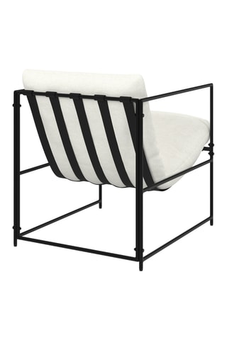 Sillón Penelope - Blanco y negro