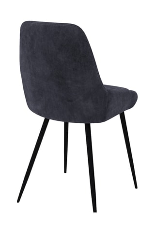 4 sillas Olivia - 47,5 x 79 x 54 cm - Tapizado de terciopelo