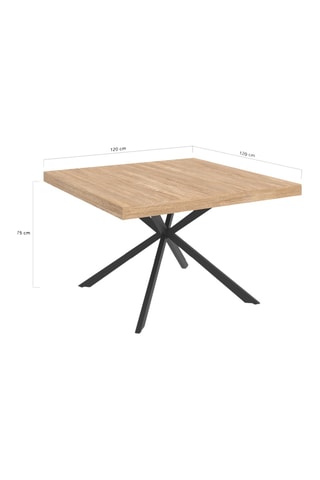 Mesa Soline - Natural y negro