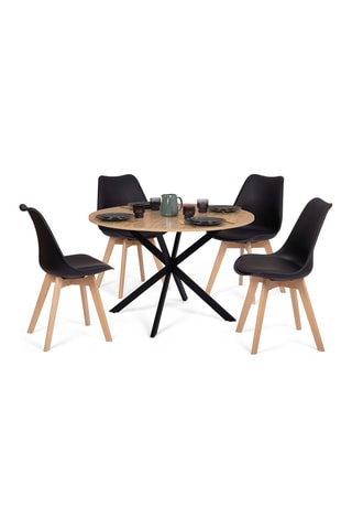 Mesa de comedor Soline - 110 x 76 x 110 cm