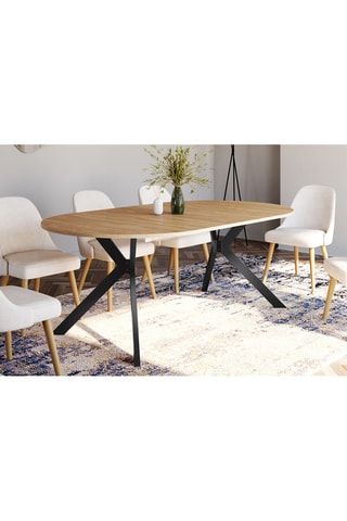 Mesa de comedor extensible Spider - 110/200 x 75 x 110 cm