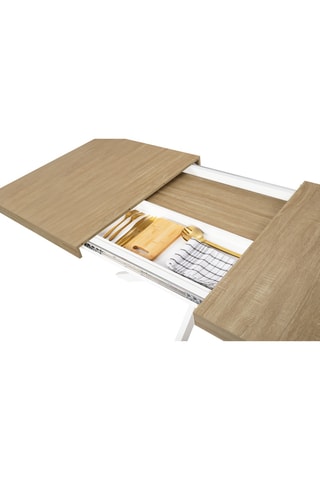 Mesa extensible Memphis - 160/200 x 73 x 90 cm