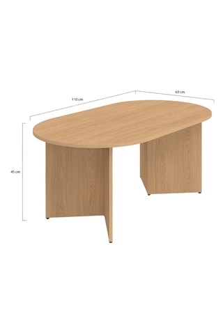 Mesa de centro Gabin de madera L 110 cm