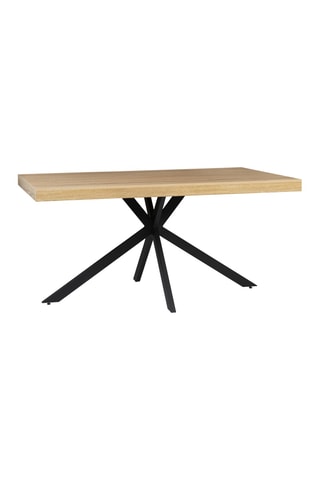 Mesa Brixton - Imitación madera y negro