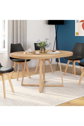 Mesa con tablero extensible Sana - 110/150 x 110 x 75 cm