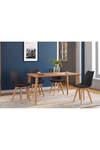 4 sillas Nordia - 46 x 79,5 x 51 cm