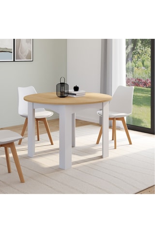 Mesa de comedor extensible Dina - 110/200 x 110 x 75 cm