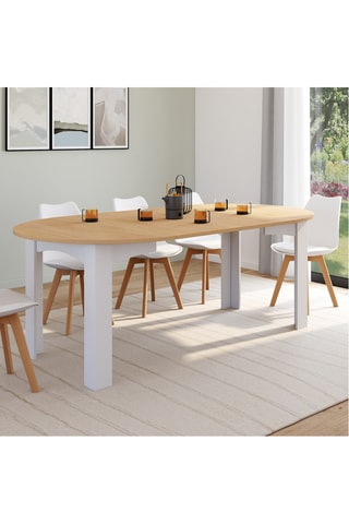 Mesa de comedor extensible Dina - 110/200 x 110 x 75 cm