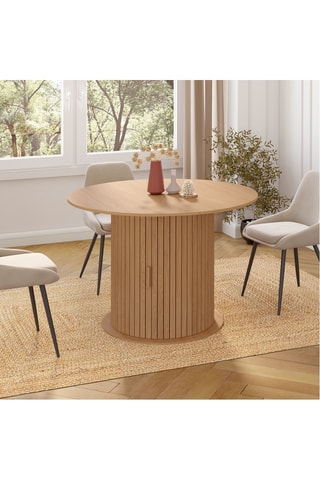 Mesa extensible Albane - 75 x 110 x 110/150 cm