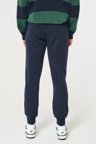 Jogging polaire taille haute - Bleu marine