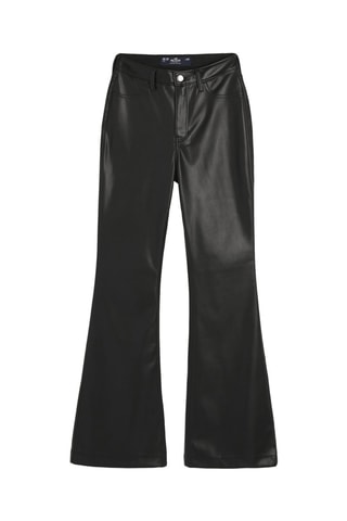 Pantalon flare taille haute - Noir