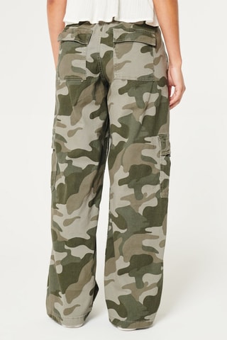 Pantalon cargo - Vert olive