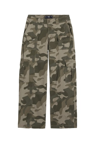 Pantalon cargo - Vert olive