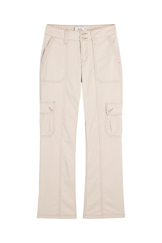 Pantalon bootcut - Argenté