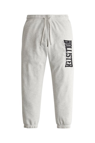 Pantalon de survêtement relaxed - Gris clair chiné
