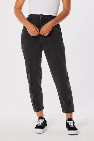 Jean mom taille haute - Noir