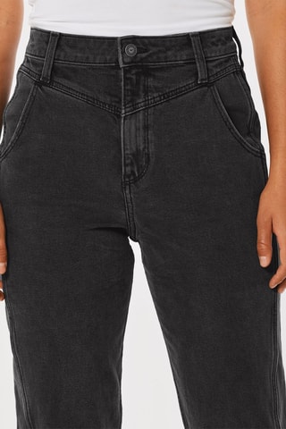 Jean mom taille haute - Noir