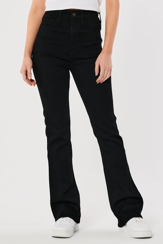 Jean bootcut taille haute - Noir