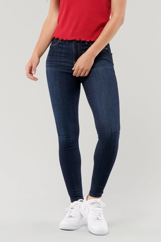 Jean taille haute - Bleu nuit