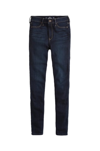 Jean taille haute - Bleu nuit