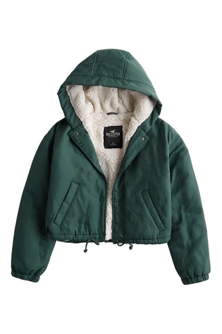 Veste à capuche - Vert foncé