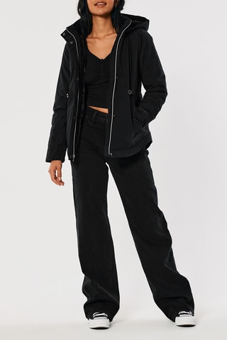 Veste à capuche - Noir