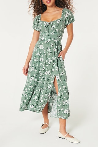 Robe midi - Kaki
