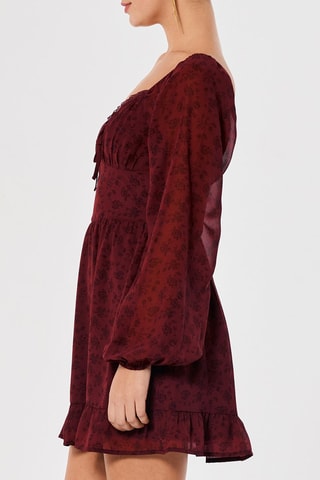 Robe patineuse - Bordeau