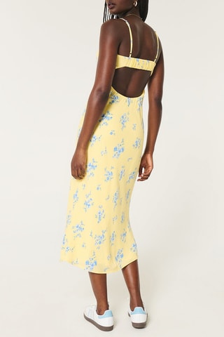 Robe midi - Jaune