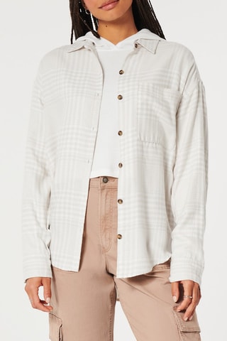 Chemisier oversize - Beige