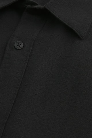 Chemise en lin - Noir