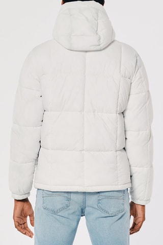 Doudoune à capuche - Blanc