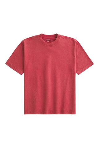 T-shirt boxy - Bordeaux