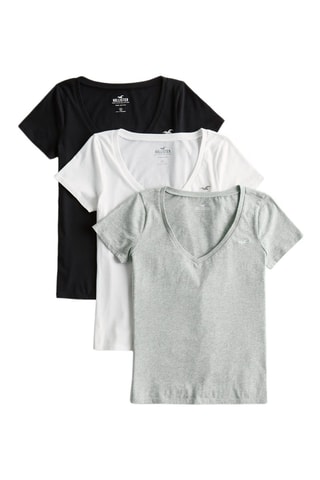 3 t-shirts - Noir et blanc