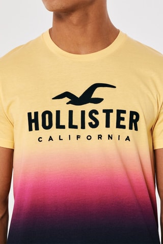 T-shirt tie and dye - Jaune